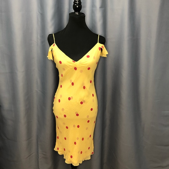 Hugo Buscatti- 100% Silk - Polka dot dress - Picture 2 of 5